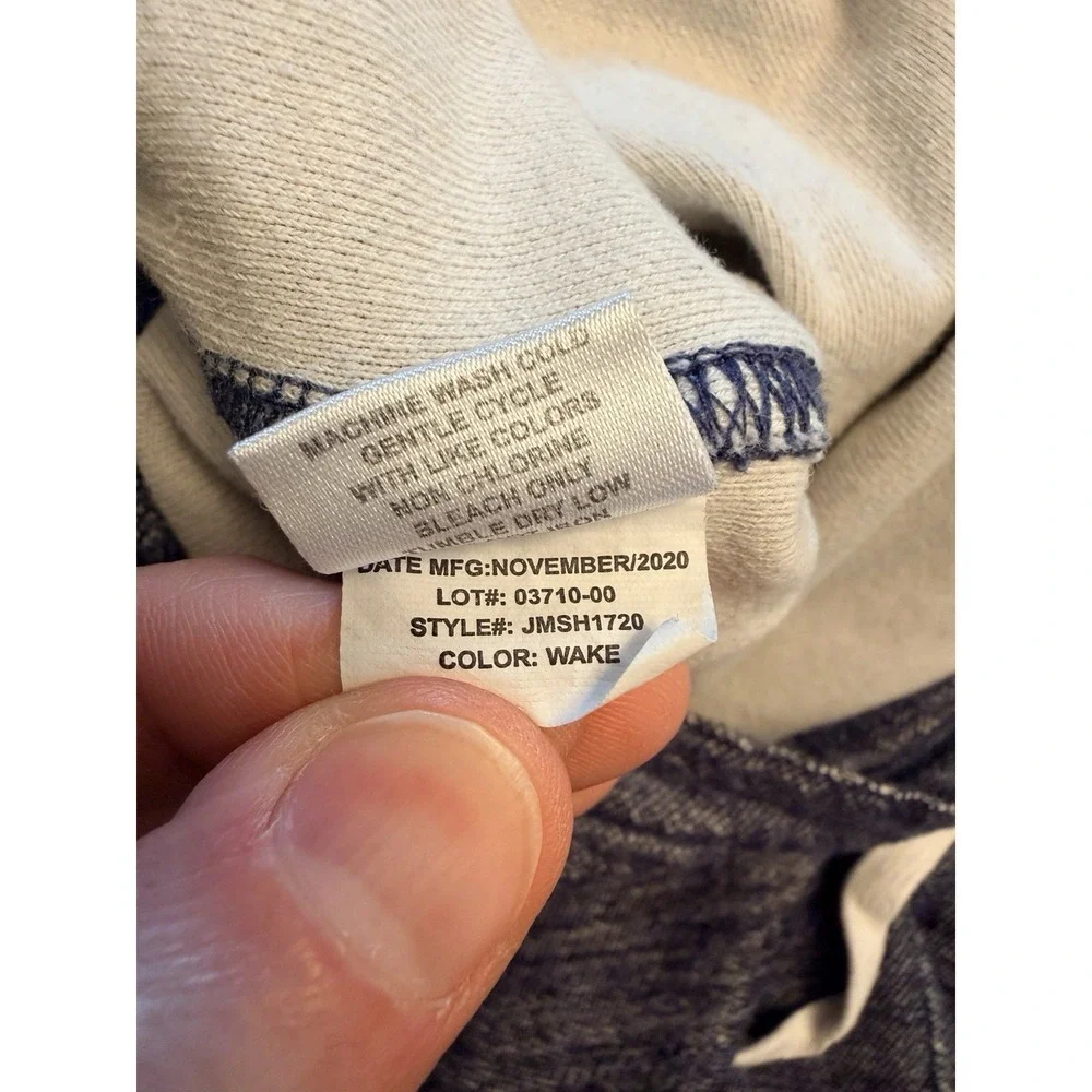 Johnnie-O Men's Size XL Boardy Lounger Shorts‎ Wake Blue Terry Cloth 8